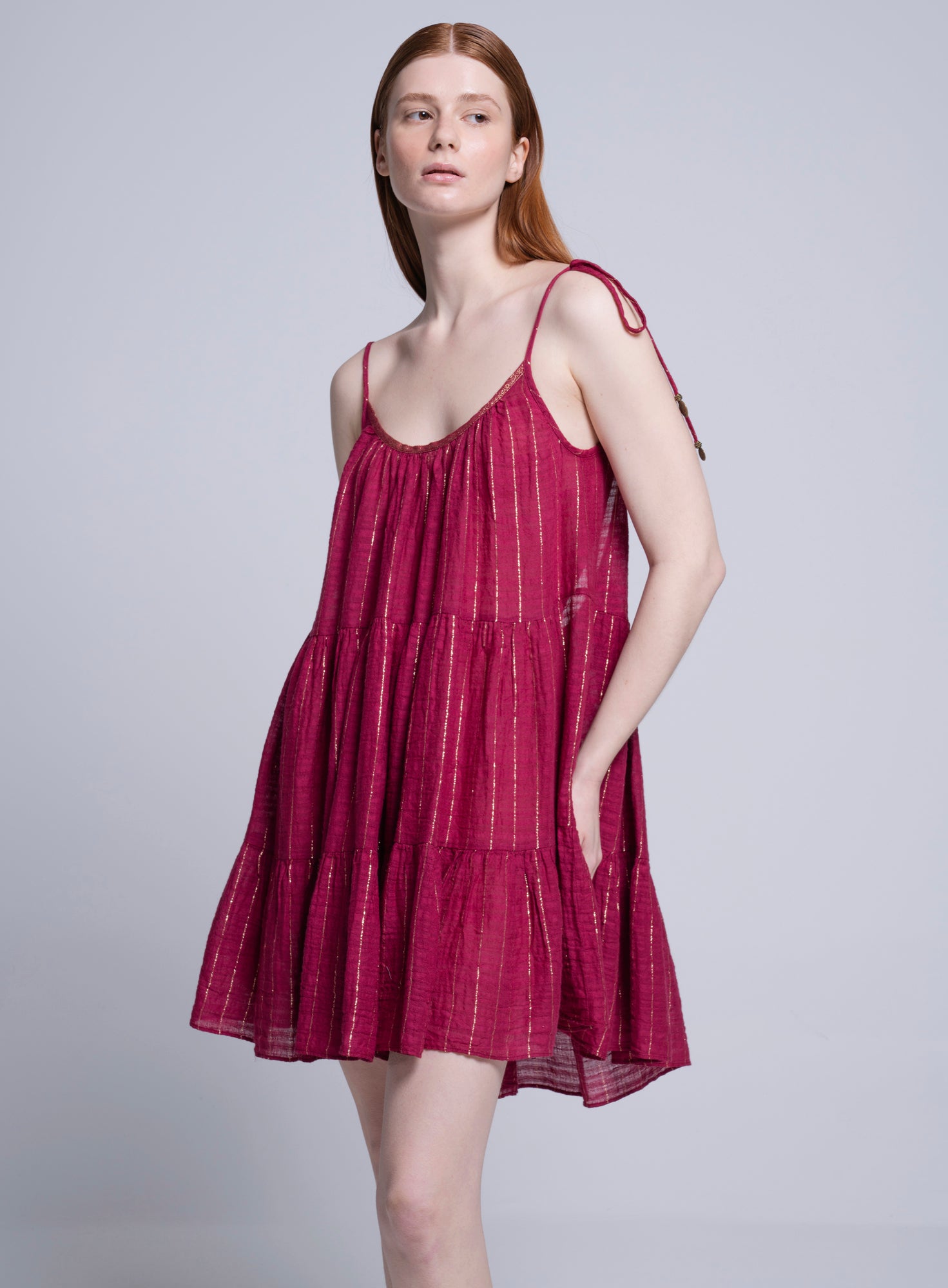 MIRABELLA MINI LUREX DRESS PREVIOUS COLLECTION