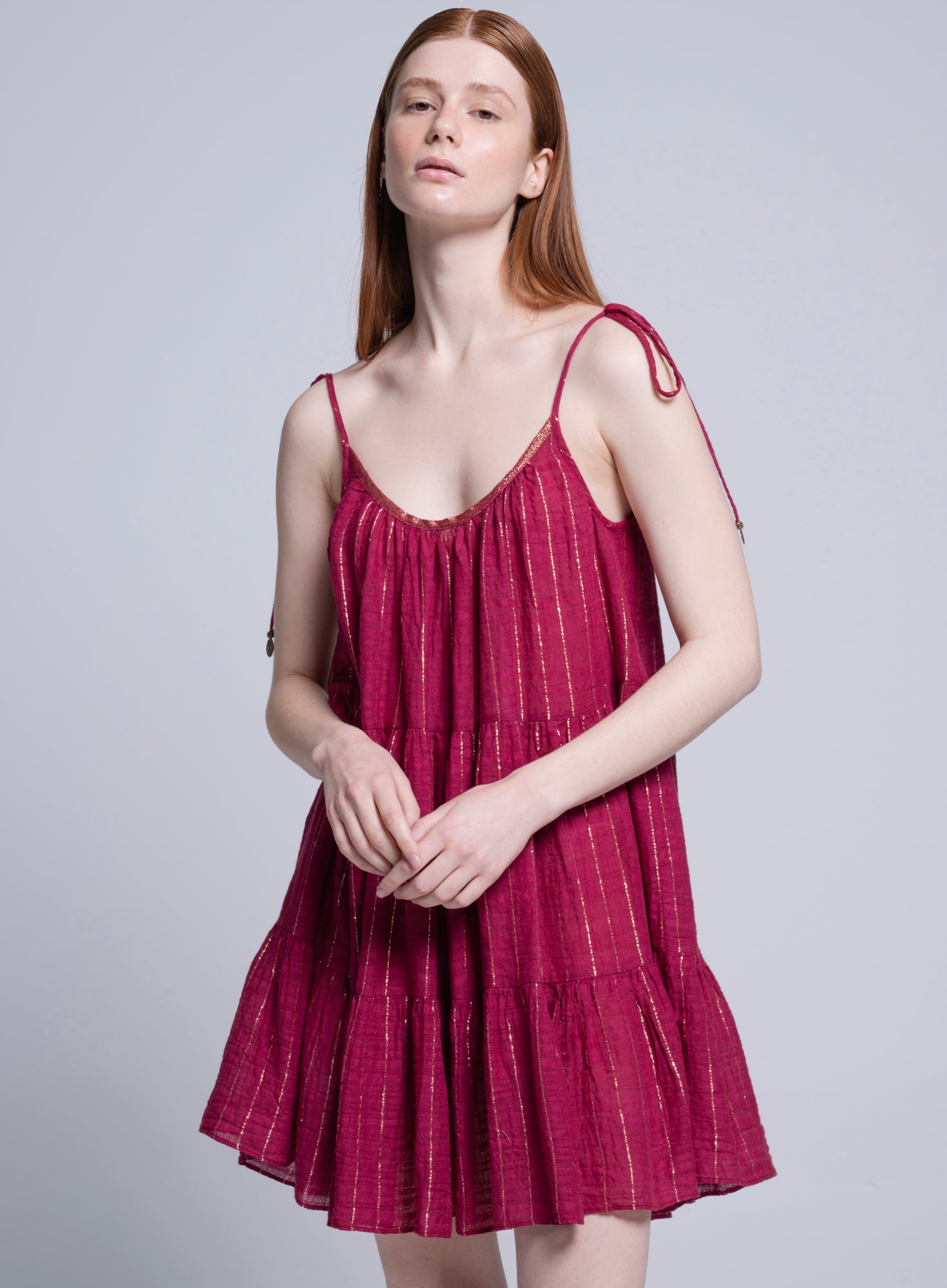 MIRABELLA MINI LUREX DRESS PREVIOUS COLLECTION