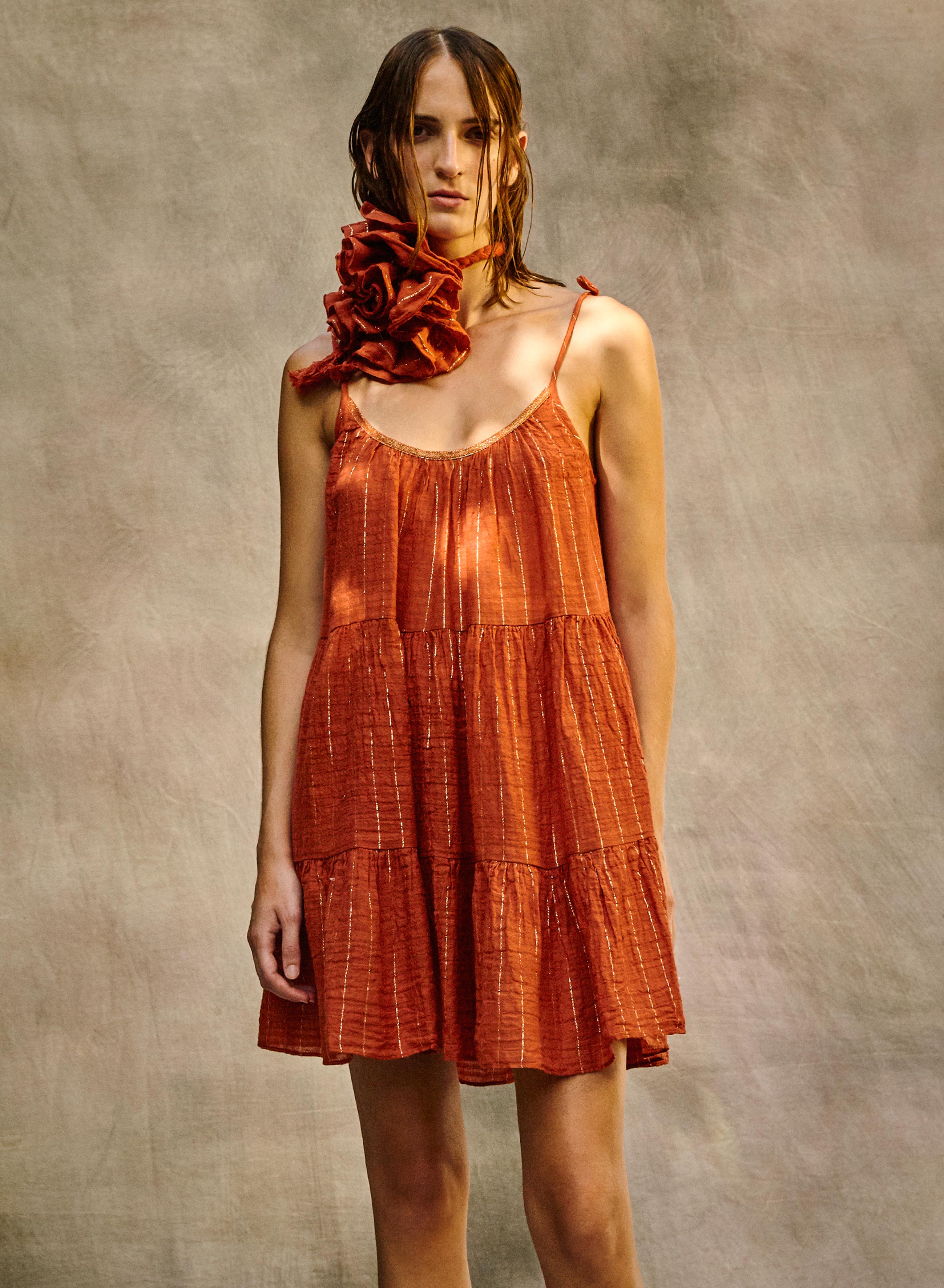 MIRABELLA MINI LUREX DRESS PREVIOUS COLLECTION