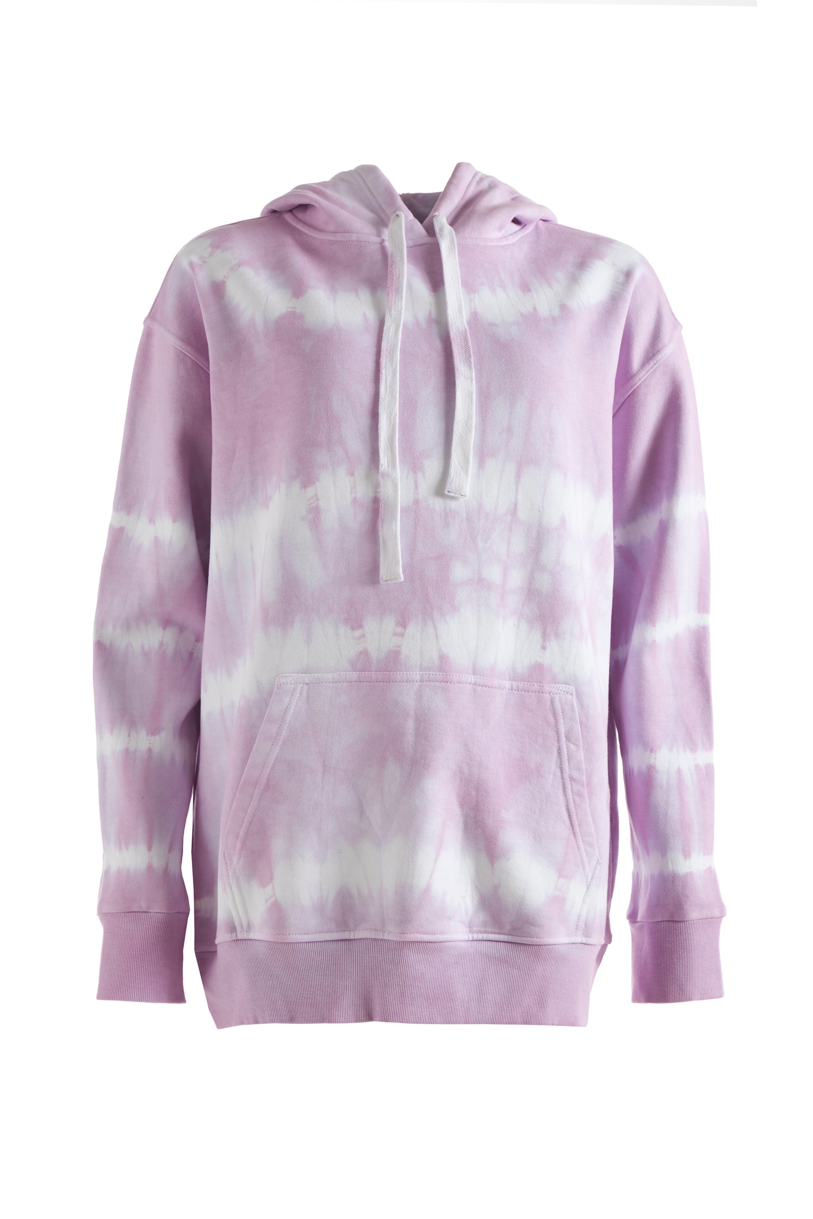 Women's Day Tie-Dye Cotton Hoodie Lilac