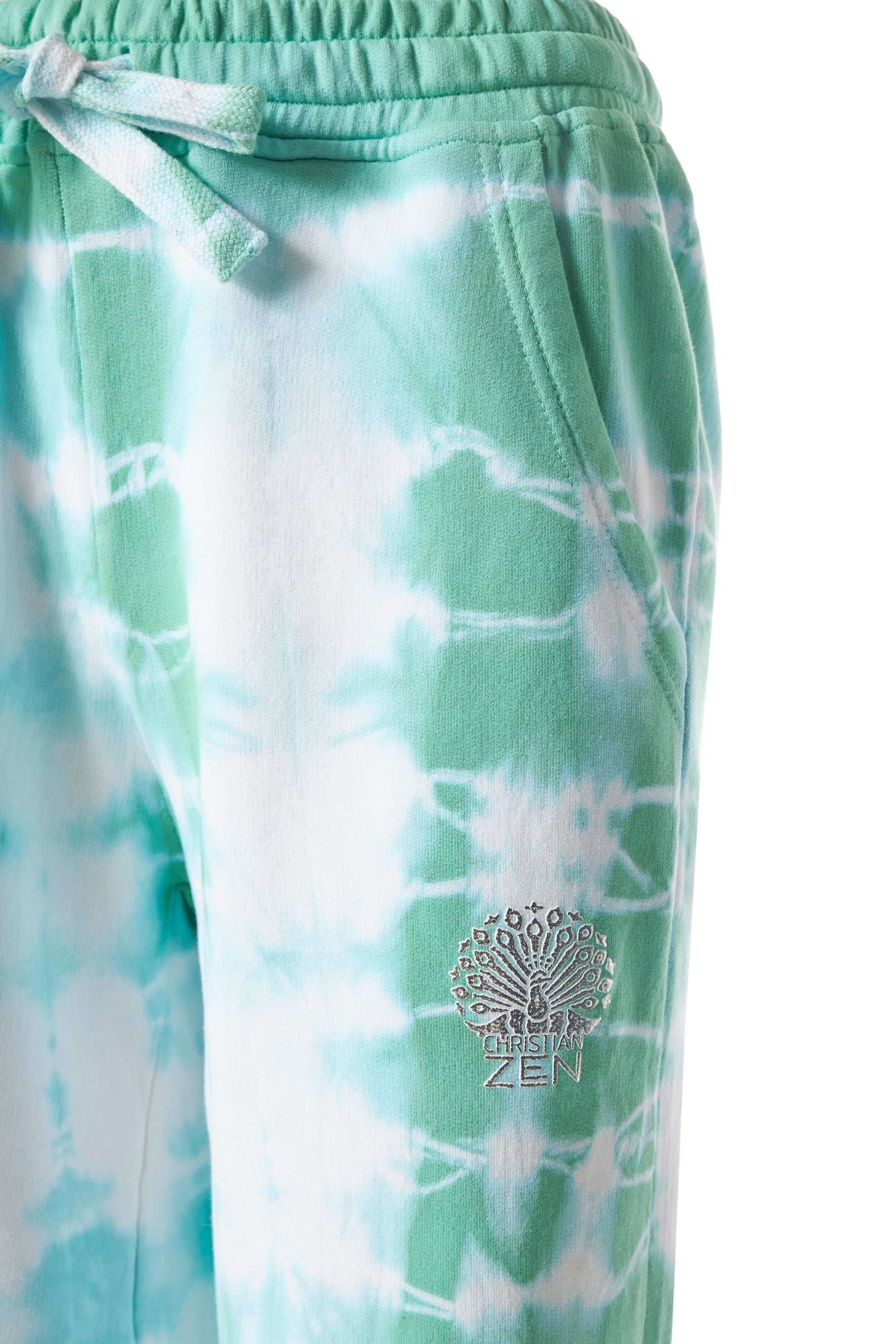 Women's Day Tie-Dye Cotton Pants Mint
