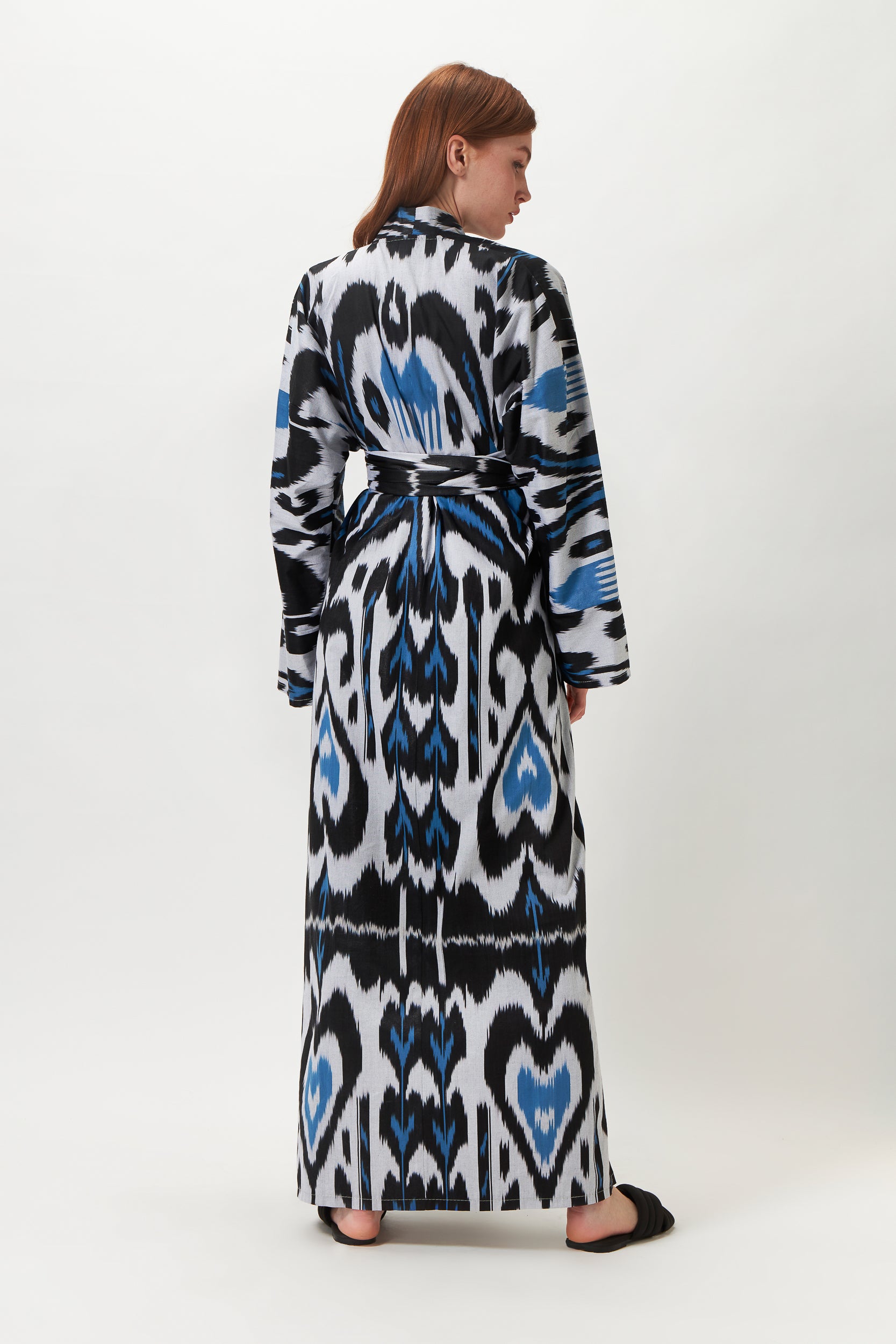 NOELLE ONE OF A KIND IKAT MAXI KIMONO