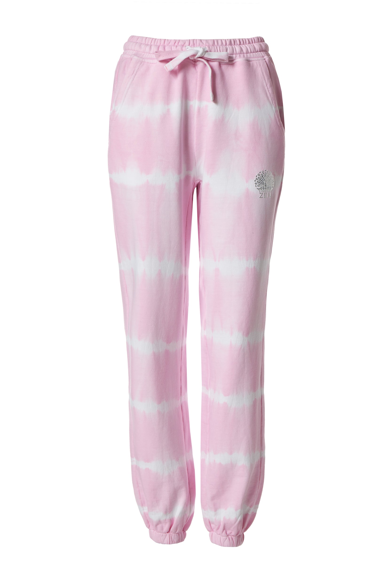 Women's Day Tie-Dye Cotton Pants Baby Pink