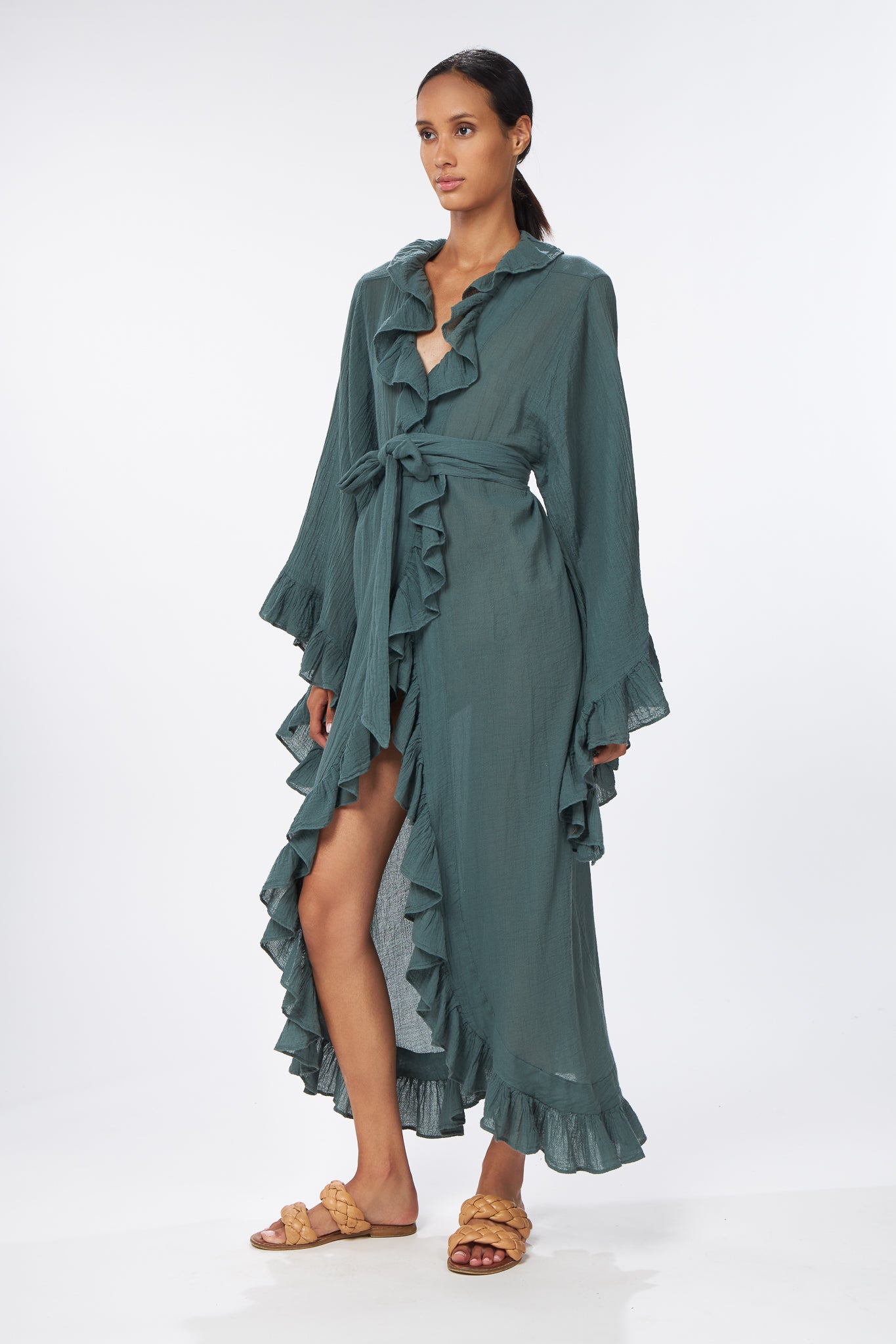 PAOLITA MAXI WRAP DRESS