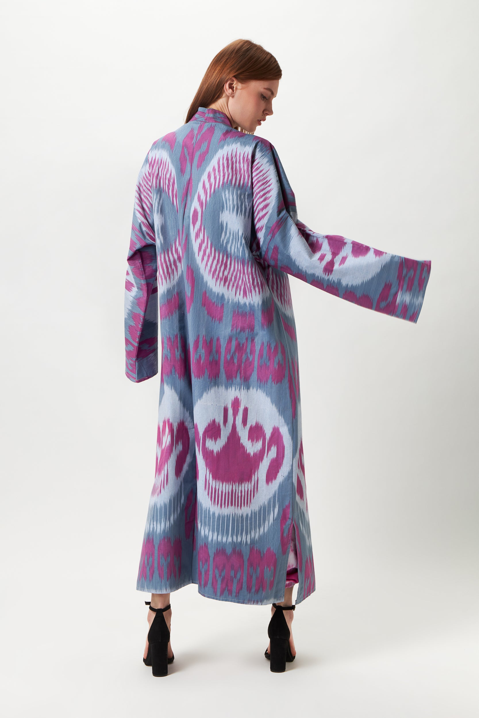 KALITA ONE OF A KIND IKAT MAXI KIMONO