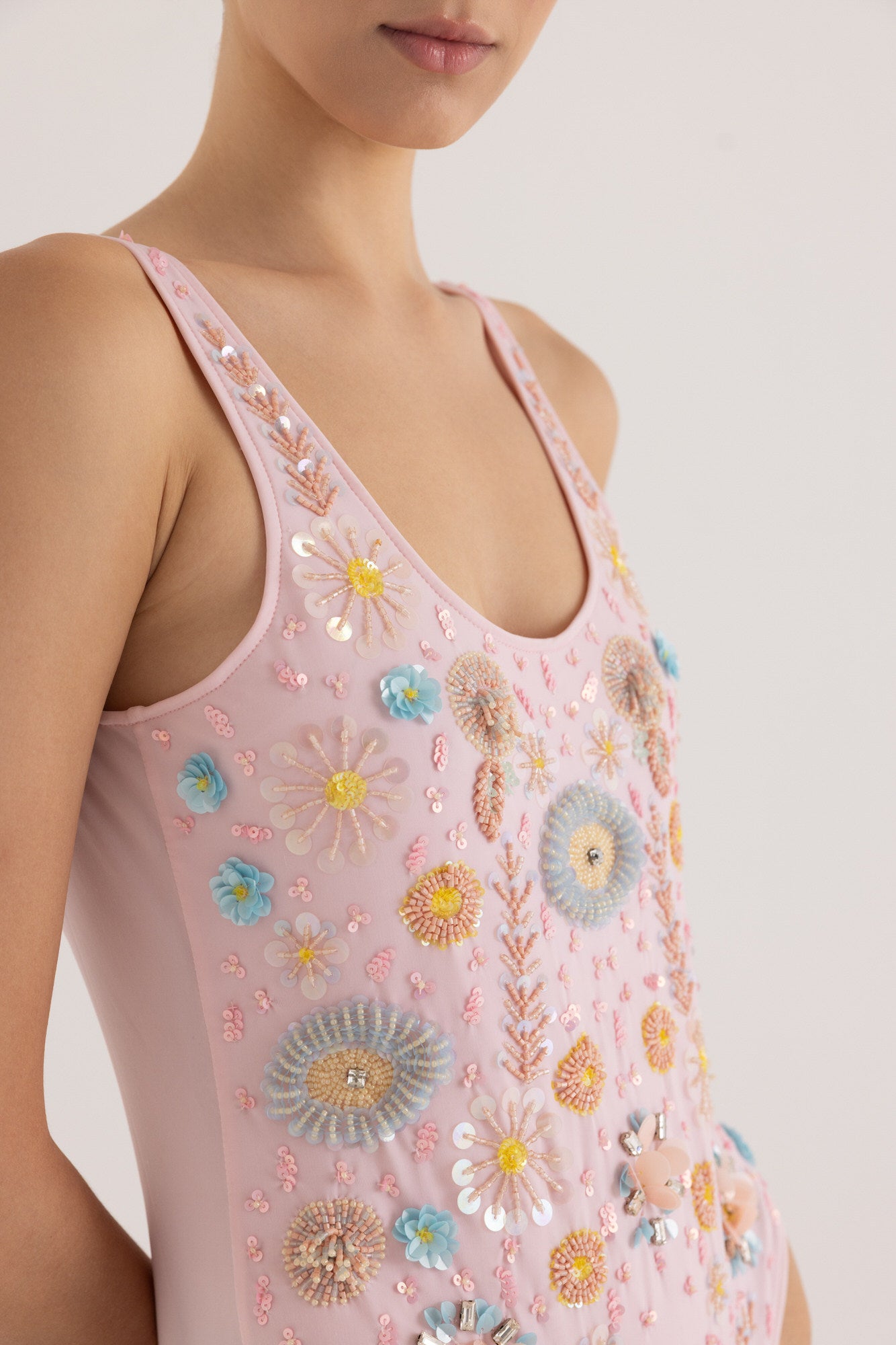 NASHIRA HAND BEADED SWIMSUIT