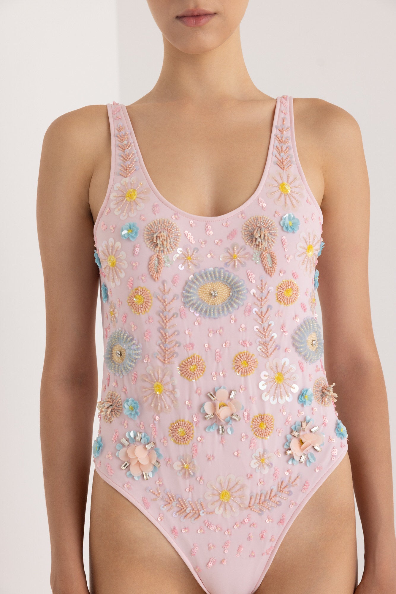 NASHIRA HAND BEADED SWIMSUIT