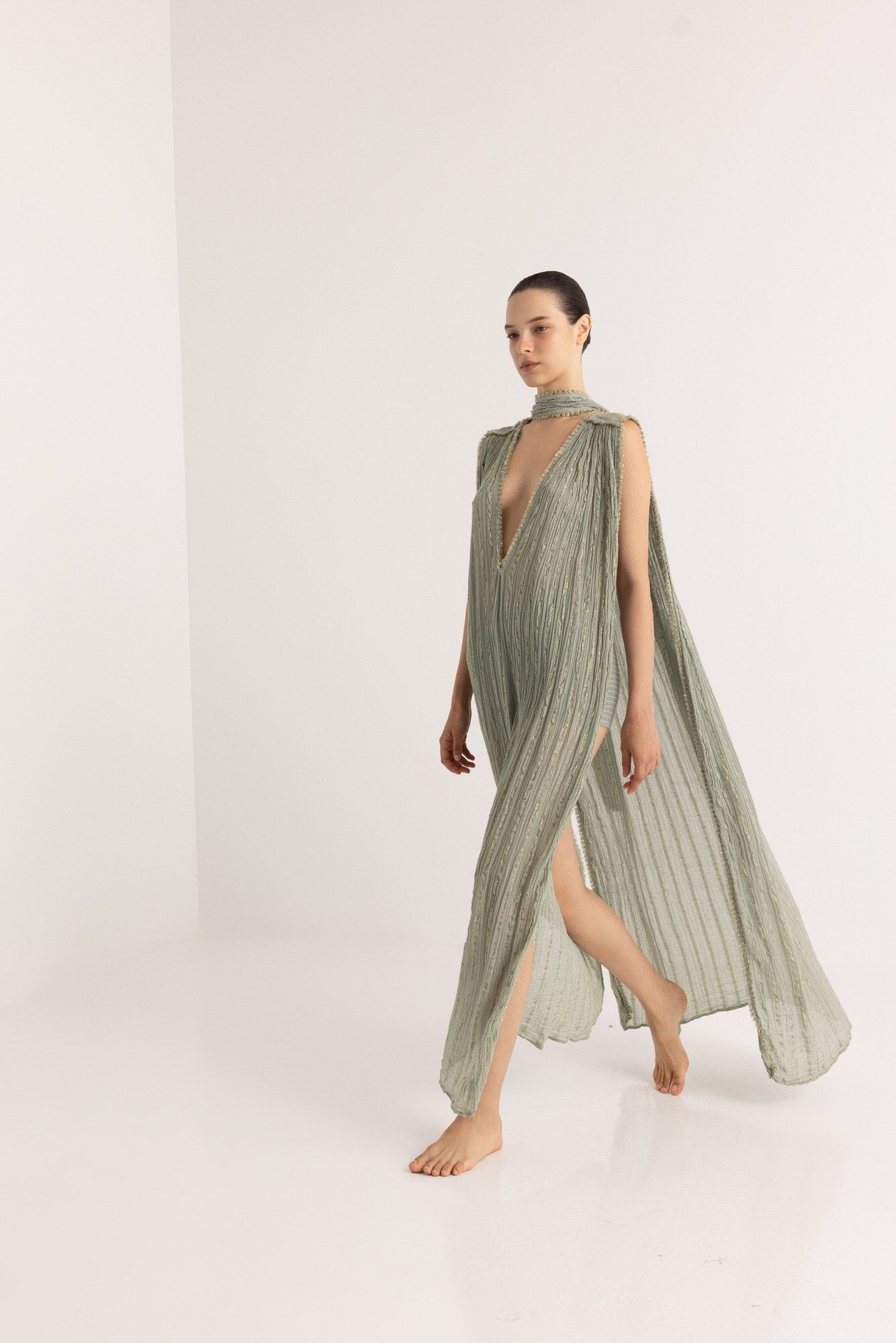 PENELOPE MAXI LUREX COVER-UP