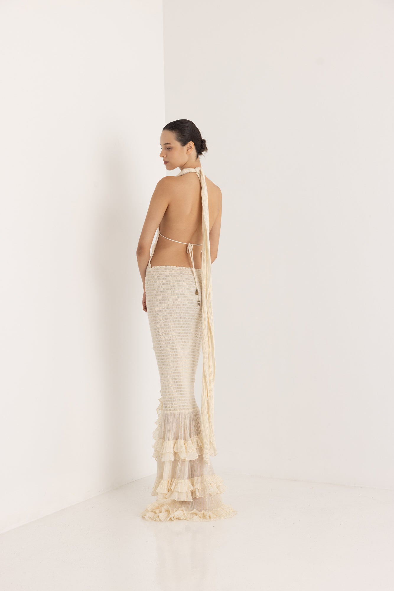 HAZEL MAXI LUREX DRESS