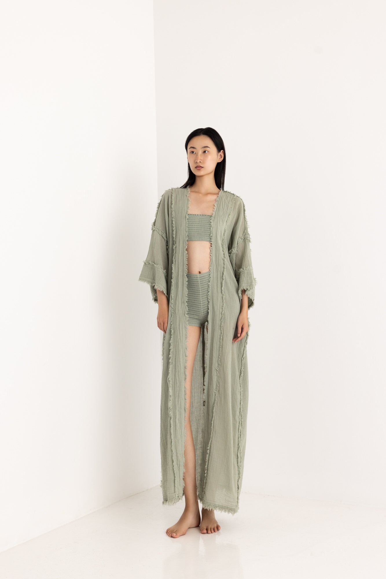 ACHILLES MAXI KIMONO