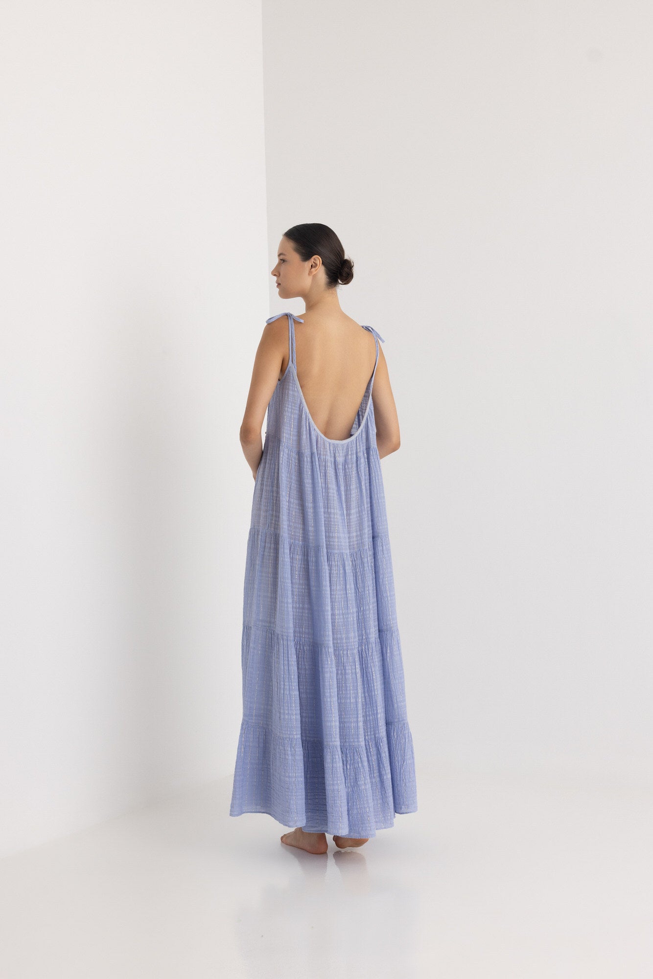 MIRABELLA MAXI LUREX DRESS