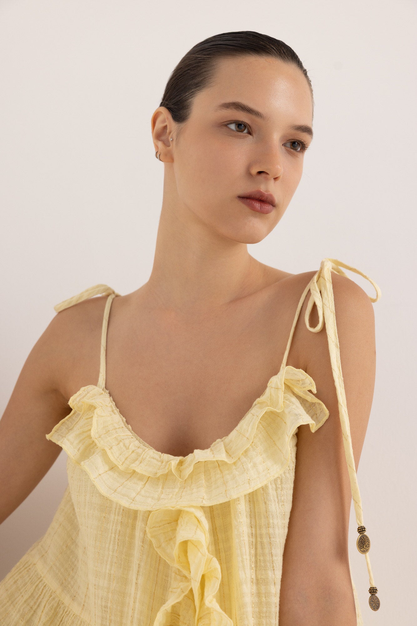 ANABEL MAXI LUREX DRESS