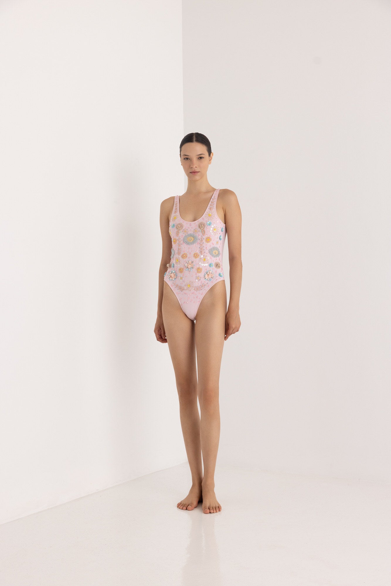 NASHIRA HAND BEADED SWIMSUIT