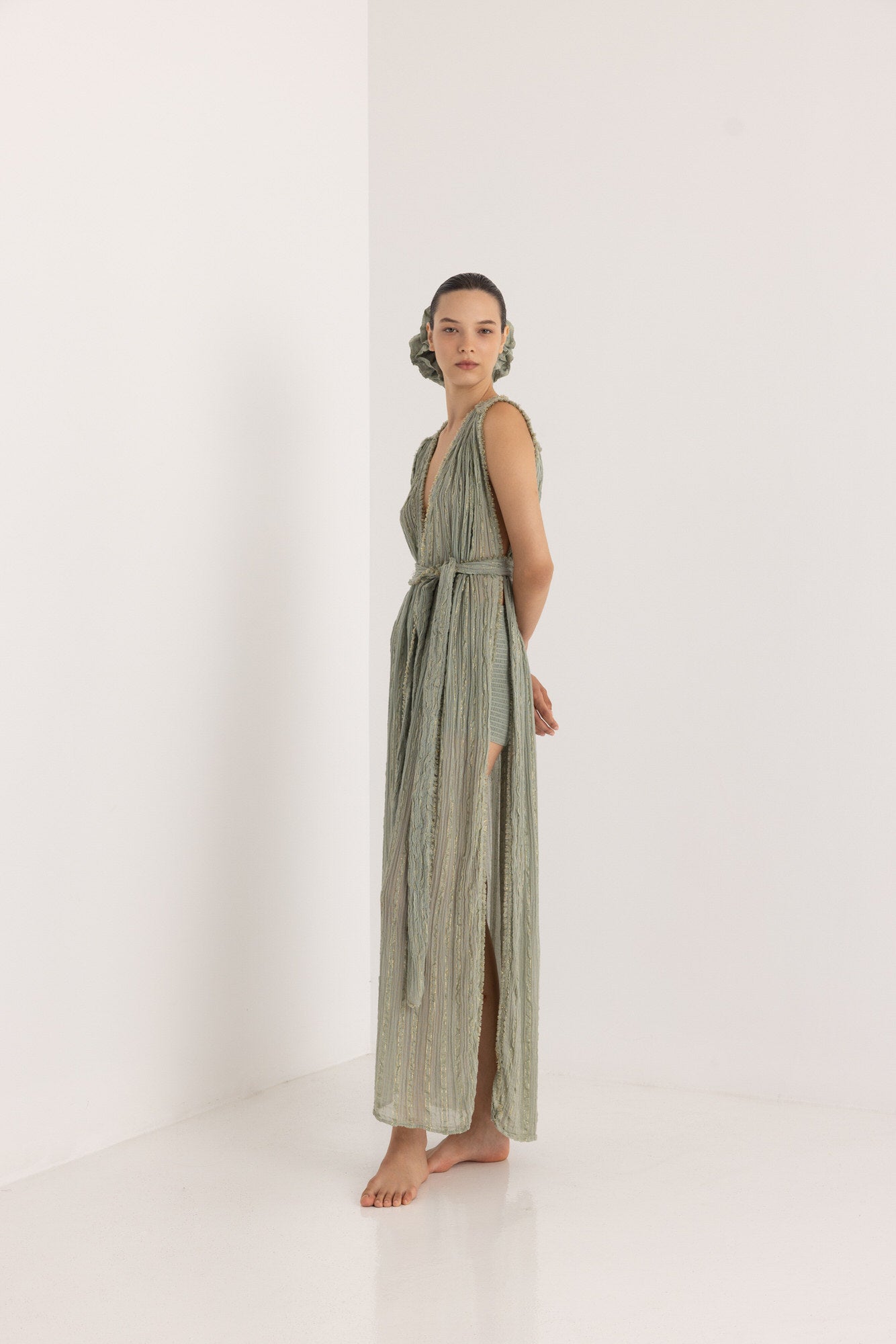 PENELOPE MAXI LUREX COVER-UP