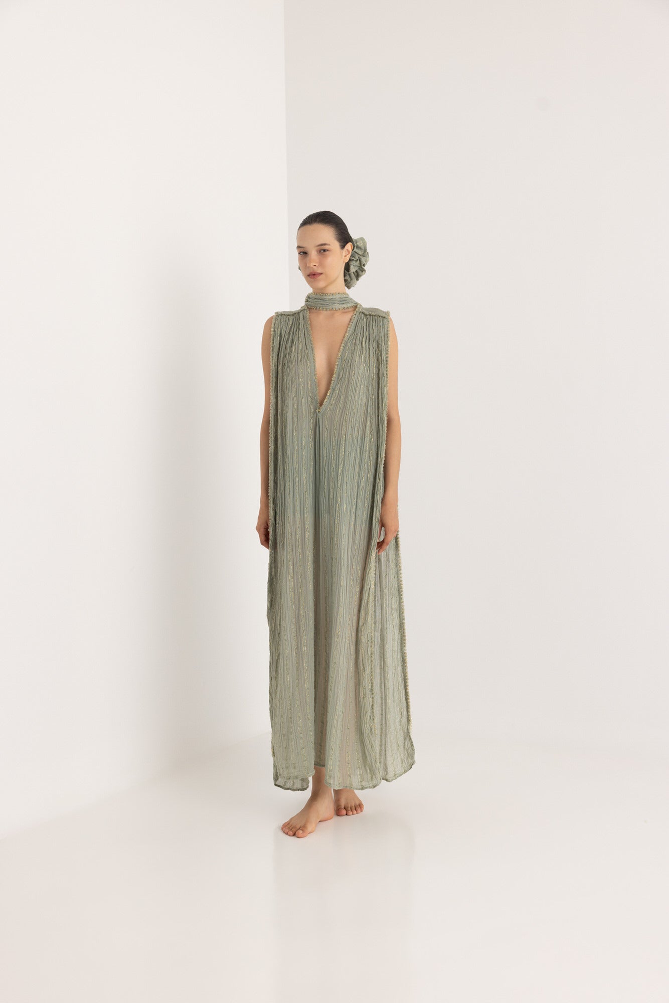 PENELOPE MAXI LUREX COVER-UP