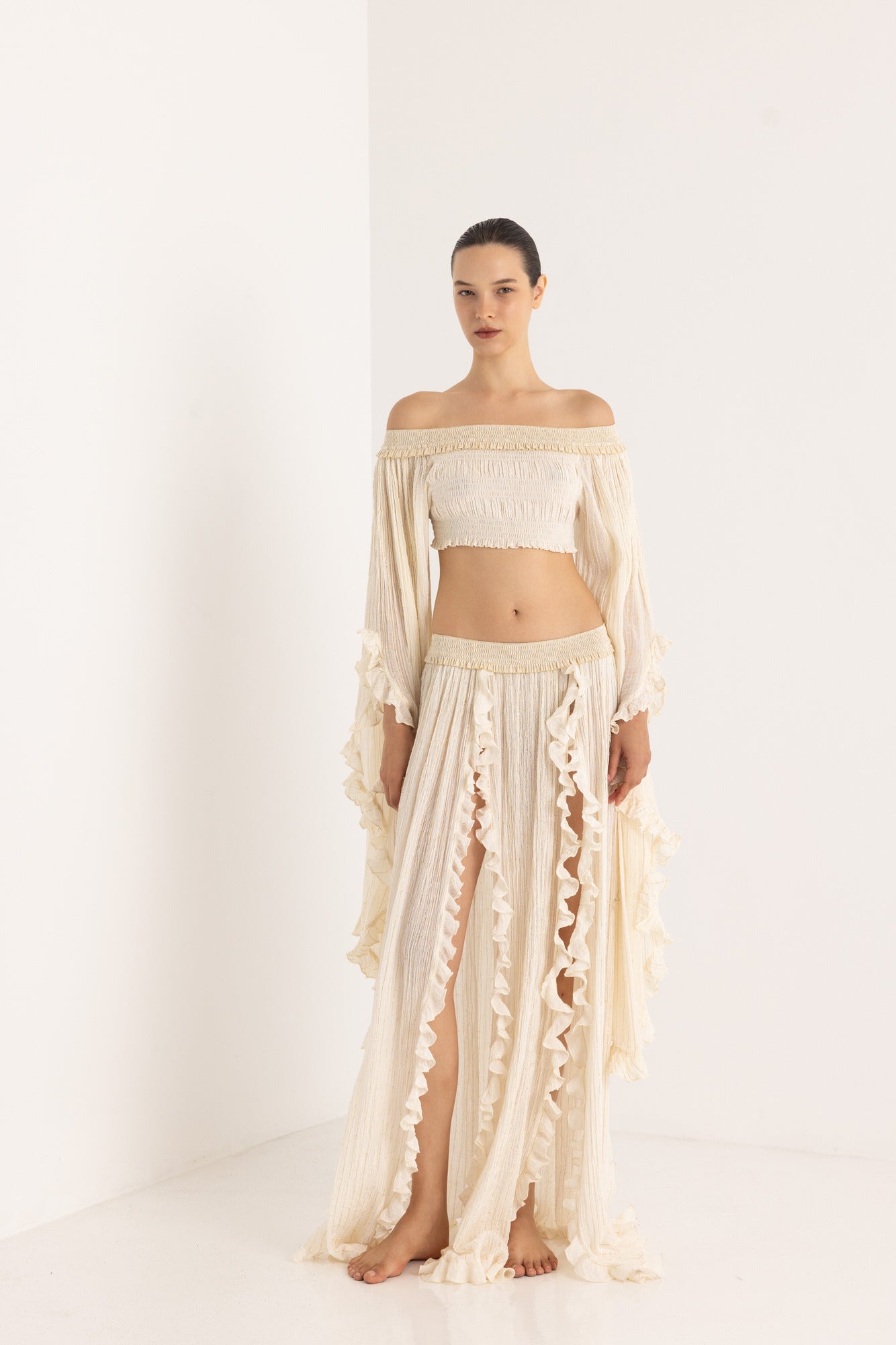 NEFELI LUREX TOP