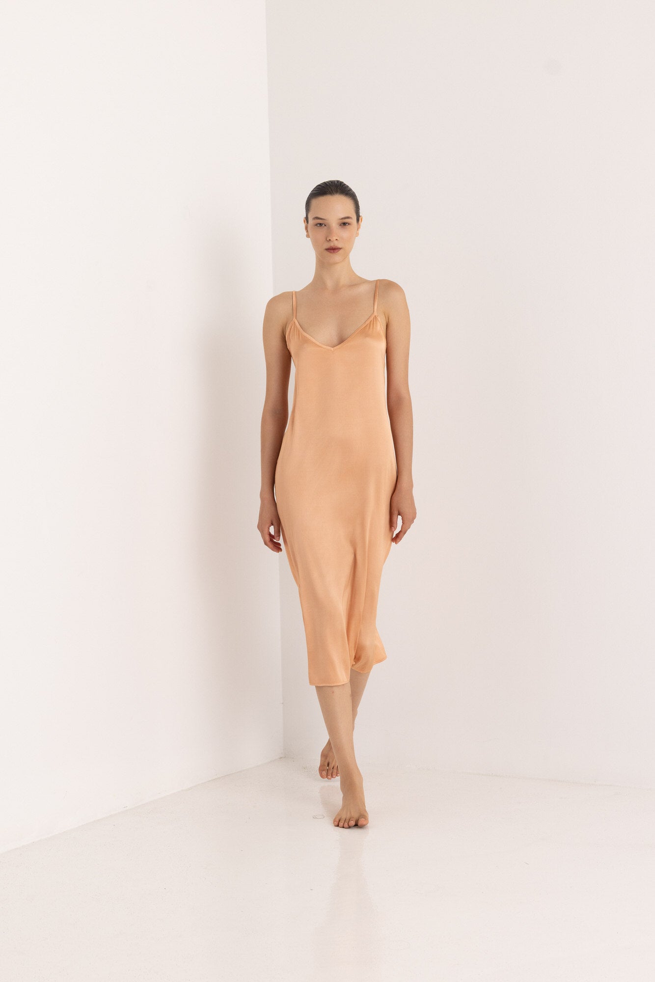 SELENE MAXI SLIP DRESS