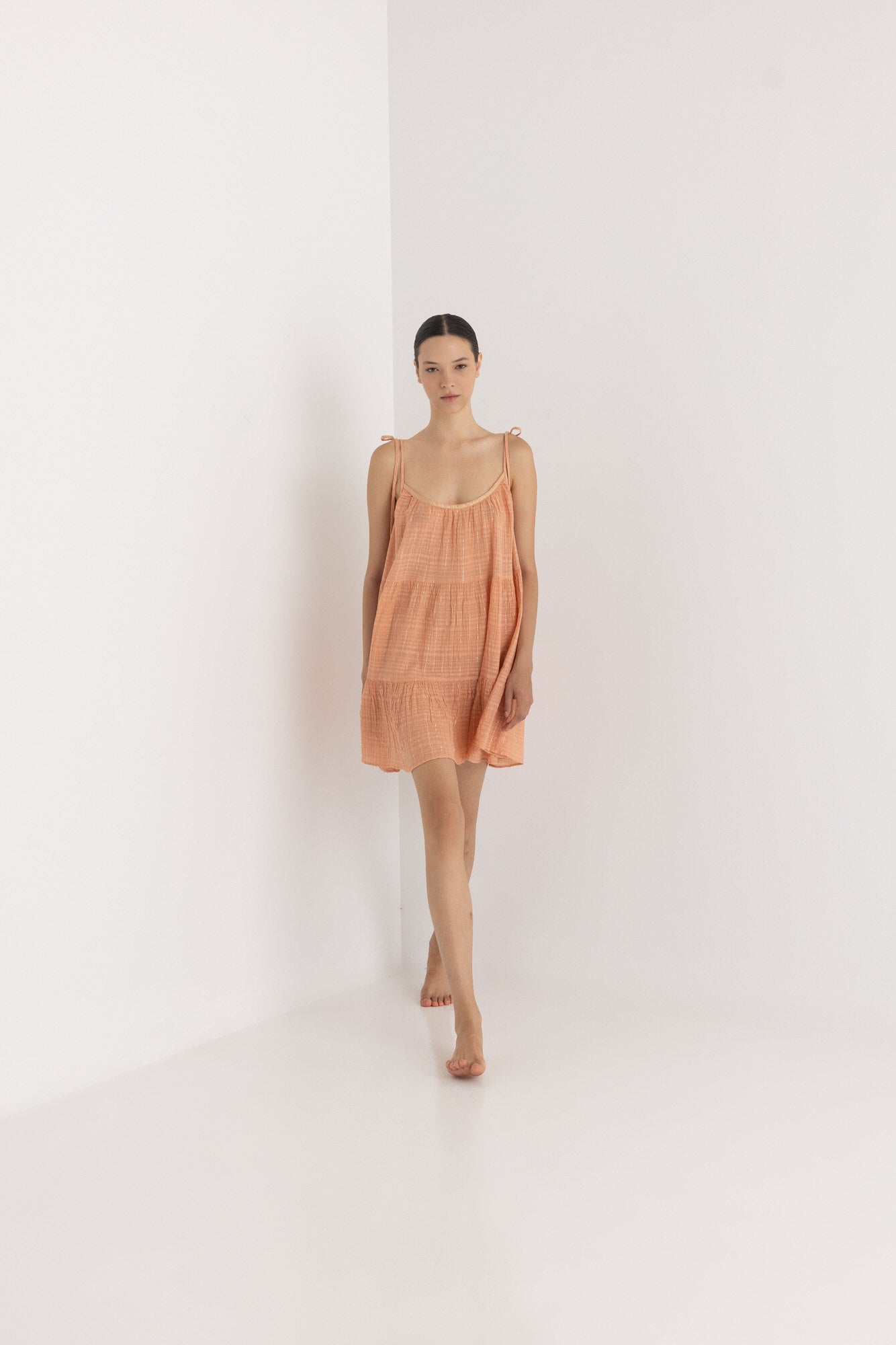 MIRABELLA MINI LUREX DRESS