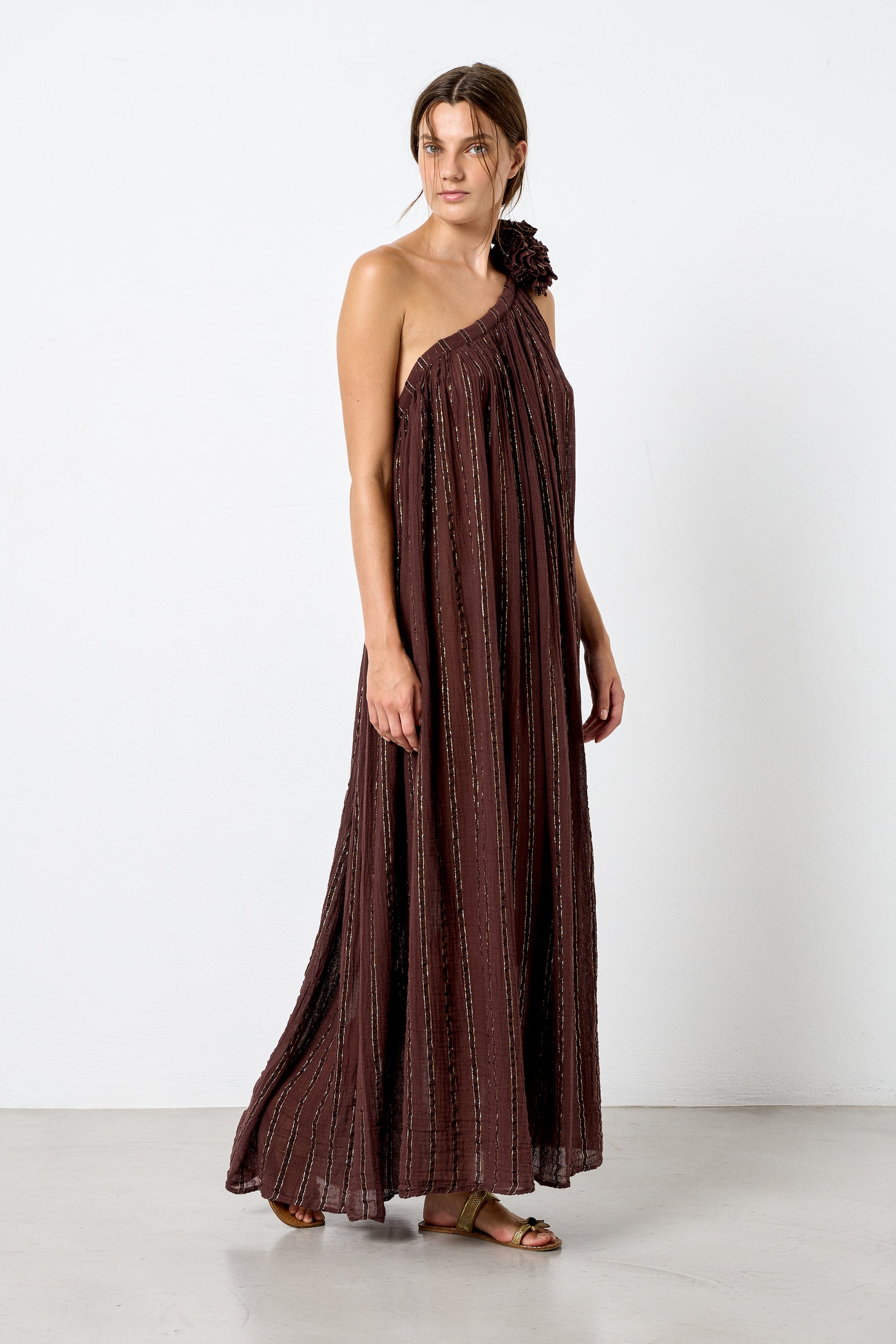 CALISTA LUREX MAXI DRESS