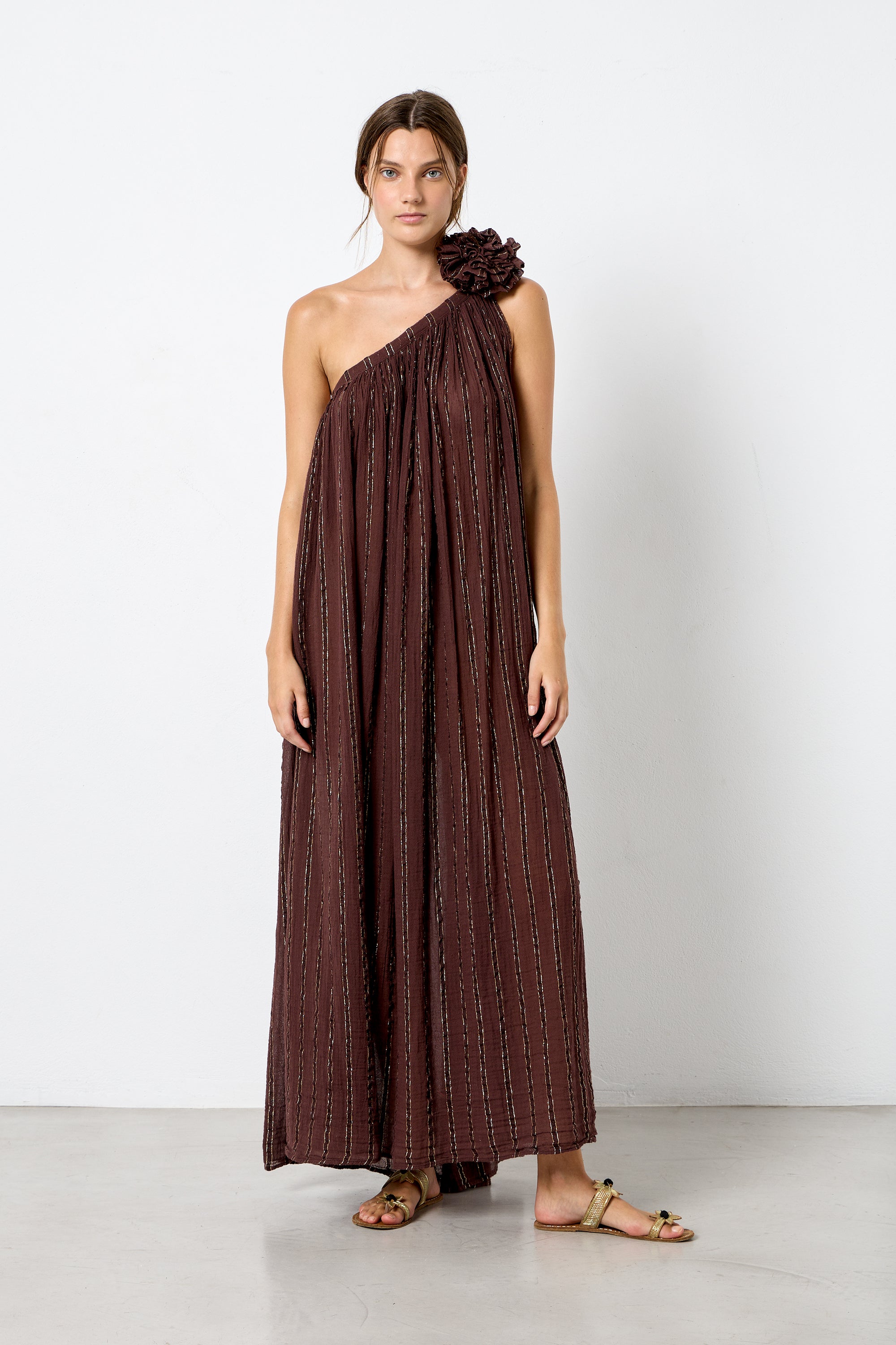 CALISTA LUREX MAXI DRESS