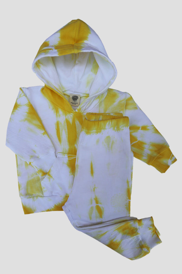 Baby Set Tie-Dye Cotton Yellow